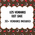 Vendors List 30+ Vendors